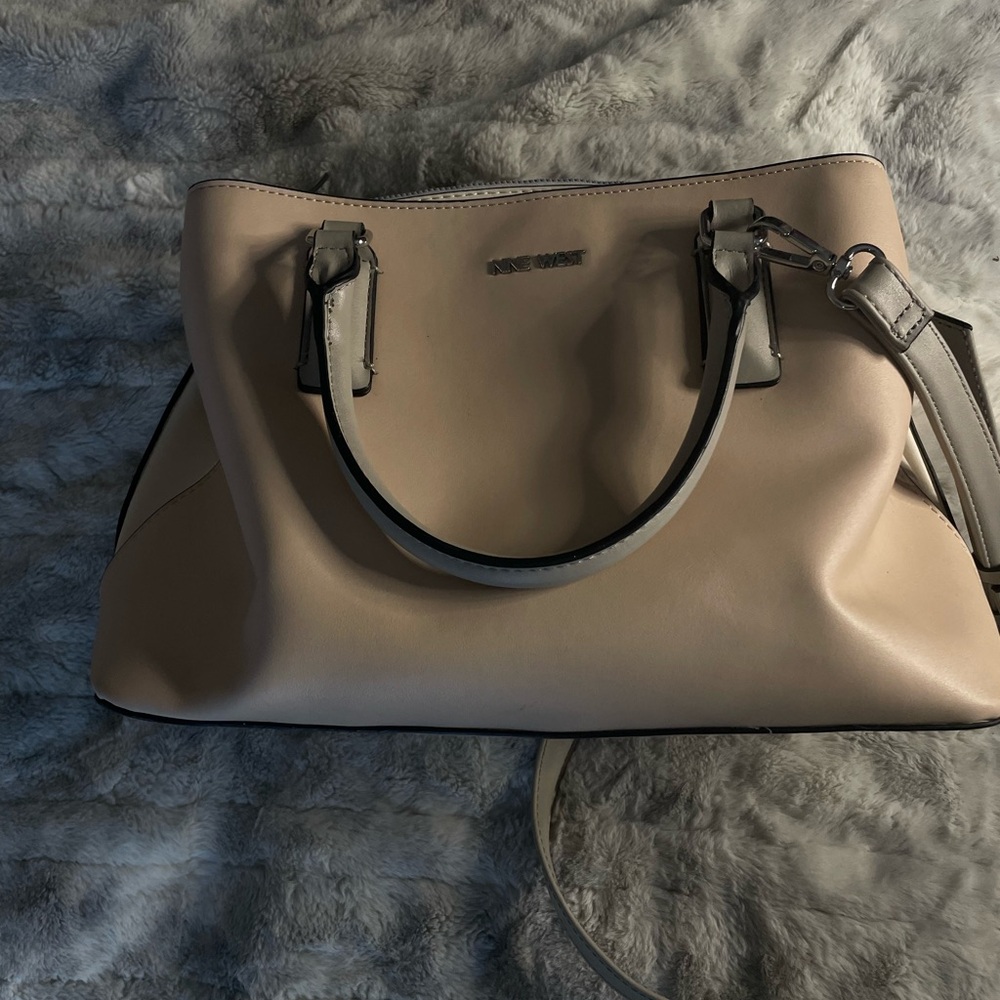 Nine West Beige satchel